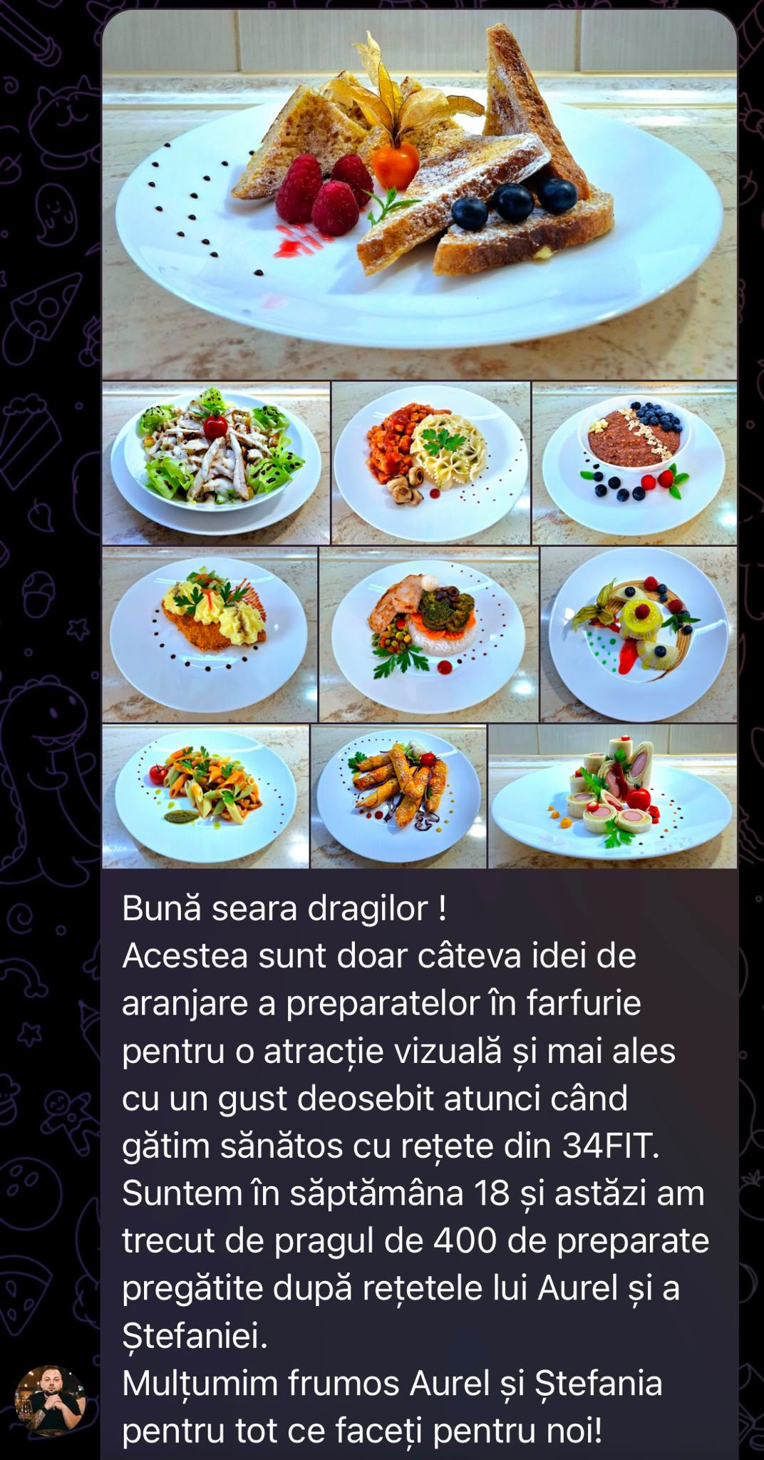 Idee de masă 34FIT